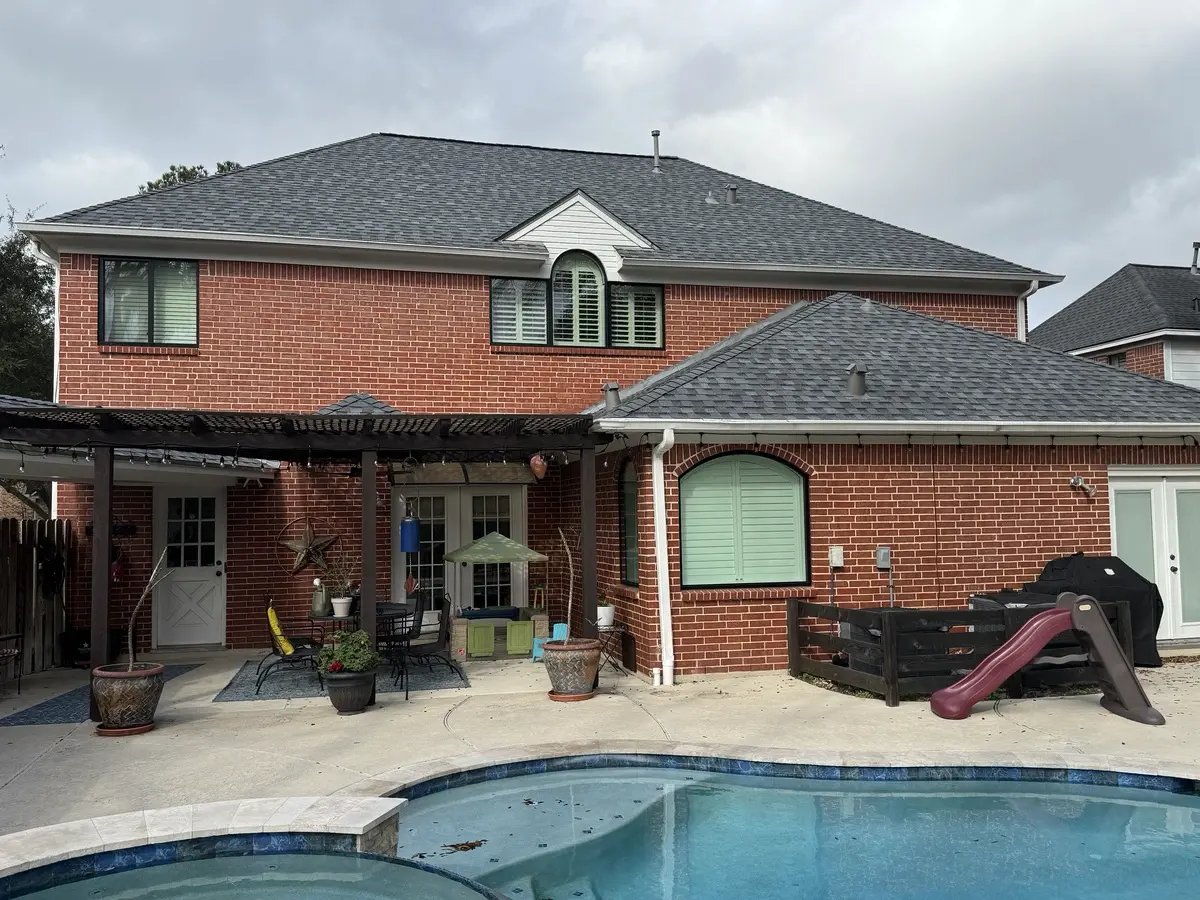 Black aluminum replacement windows
