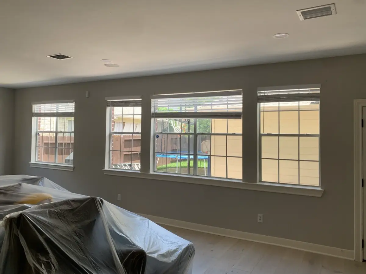 Composite window replacement project in Houston, Texas