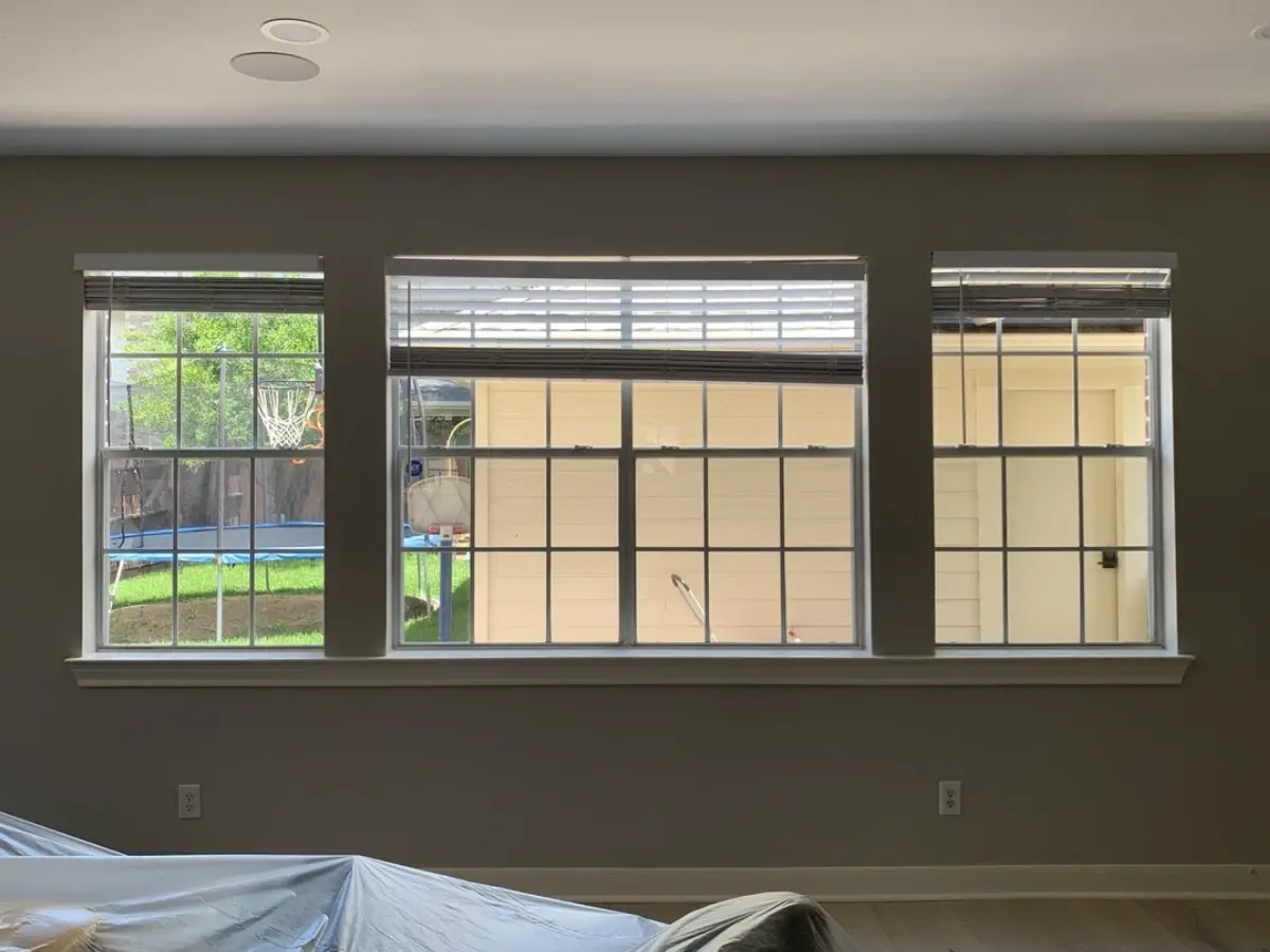 Exterior composite window detail